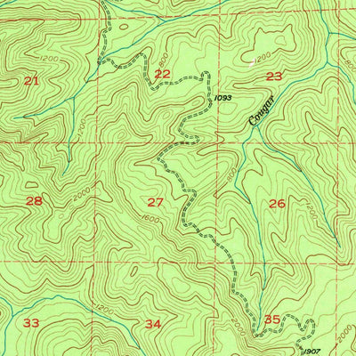United States Geological Survey Tyee, OR (1955, 62500-Scale) digital map