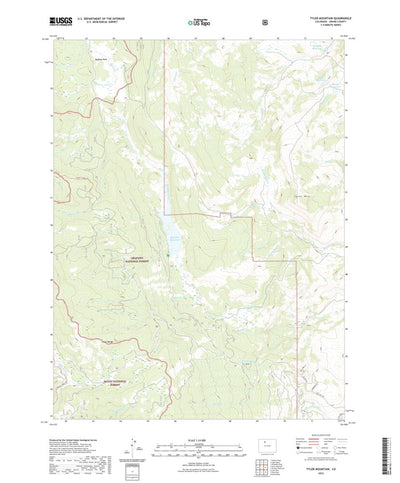 United States Geological Survey Tyler Mountain, CO (2022, 24000-Scale) digital map