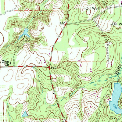 United States Geological Survey Tyler North, TX (1966, 24000-Scale) digital map