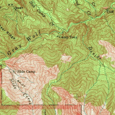 United States Geological Survey Tyler Peak, WA (1946, 62500-Scale) digital map