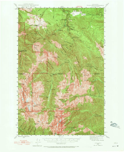 United States Geological Survey Tyler Peak, WA (1946, 62500-Scale) digital map