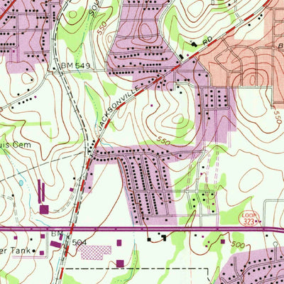 United States Geological Survey Tyler South, TX (1966, 24000-Scale) digital map