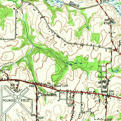 United States Geological Survey Tyler, TX (1948, 62500-Scale) digital map