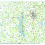 United States Geological Survey Tyler, TX (1985, 100000-Scale) digital map