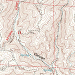 United States Geological Survey Tylerhorse Canyon, CA (1995, 24000-Scale) digital map