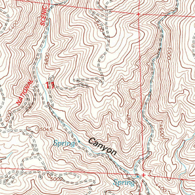 United States Geological Survey Tylerhorse Canyon, CA (1995, 24000-Scale) digital map