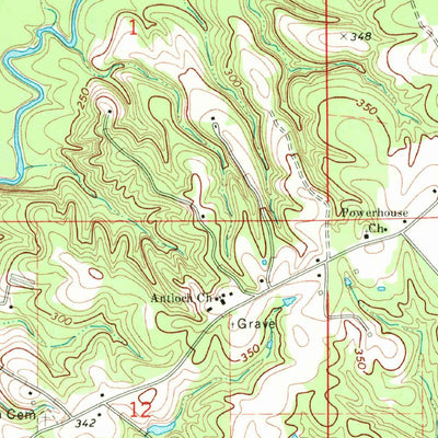 United States Geological Survey Tylertown, MS-LA (1970, 24000-Scale) digital map