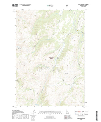 United States Geological Survey Tyndall Meadows, ID (2020, 24000-Scale) digital map