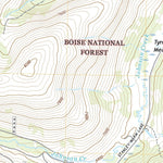 United States Geological Survey Tyndall Meadows, ID (2020, 24000-Scale) digital map