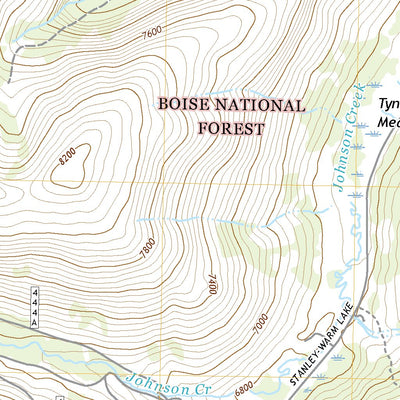 United States Geological Survey Tyndall Meadows, ID (2020, 24000-Scale) digital map