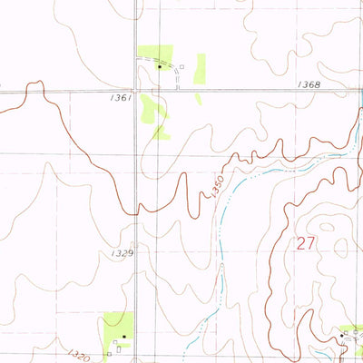 United States Geological Survey Tyndall, SD (1978, 24000-Scale) digital map