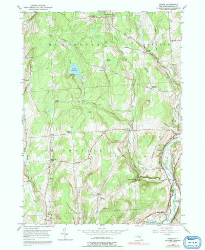 United States Geological Survey Tyner, NY (1949, 24000-Scale) digital map