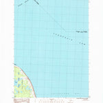 United States Geological Survey Tyonek A-1 SW, AK (1986, 25000-Scale) digital map