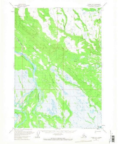 United States Geological Survey Tyonek A-5, AK (1958, 63360-Scale) digital map