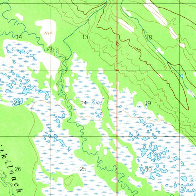 United States Geological Survey Tyonek A-5, AK (1958, 63360-Scale) digital map