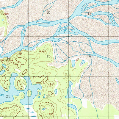 United States Geological Survey Tyonek A-6, AK (1959, 63360-Scale) digital map