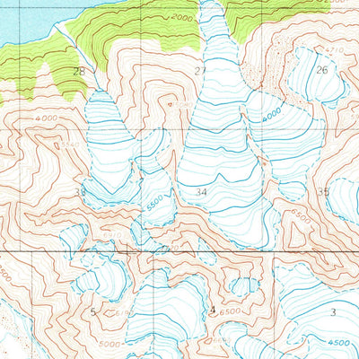 United States Geological Survey Tyonek A-7, AK (1958, 63360-Scale) digital map