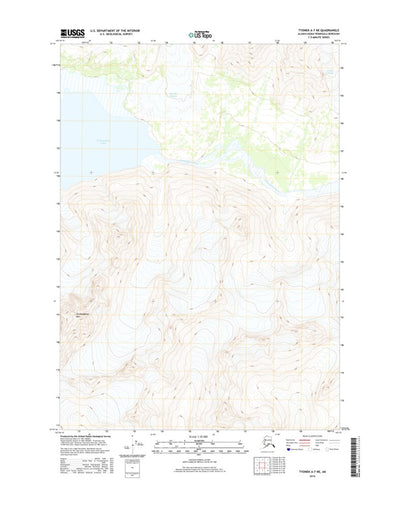 United States Geological Survey Tyonek A-7 NE, AK (2016, 25000-Scale) digital map