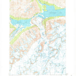 United States Geological Survey Tyonek A-8, AK (1958, 63360-Scale) digital map
