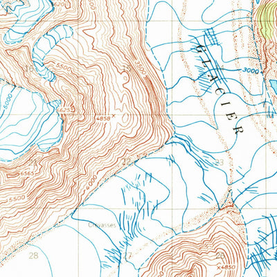 United States Geological Survey Tyonek A-8, AK (1958, 63360-Scale) digital map