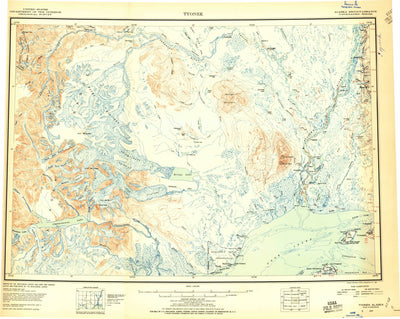 United States Geological Survey Tyonek, AK (1949, 250000-Scale) digital map