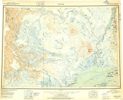 United States Geological Survey Tyonek, AK (1951, 250000-Scale) digital map