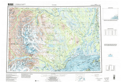 United States Geological Survey Tyonek, AK (1958, 250000-Scale) digital map