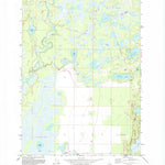 United States Geological Survey Tyonek B-1 NE, AK (1979, 25000-Scale) digital map