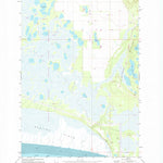 United States Geological Survey Tyonek B-1 SE, AK (1979, 25000-Scale) digital map