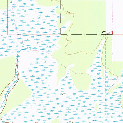 United States Geological Survey Tyonek B-1 SE, AK (1979, 25000-Scale) digital map
