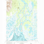 United States Geological Survey Tyonek B-2, AK (1958, 63360-Scale) digital map