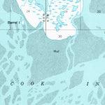 United States Geological Survey Tyonek B-2, AK (1958, 63360-Scale) digital map