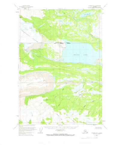 United States Geological Survey Tyonek B-5, AK (1958, 63360-Scale) digital map