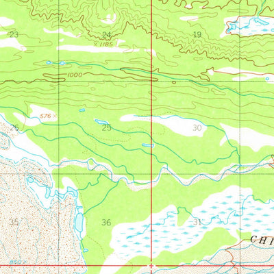 United States Geological Survey Tyonek B-5, AK (1958, 63360-Scale) digital map