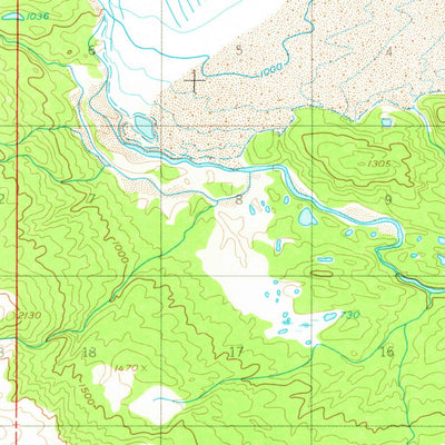 United States Geological Survey Tyonek B-5, AK (1958, 63360-Scale) digital map