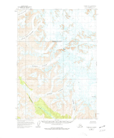 United States Geological Survey Tyonek B-7, AK (1958, 63360-Scale) digital map