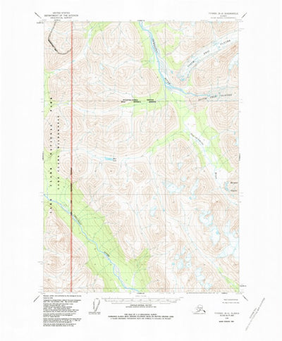 United States Geological Survey Tyonek B-8, AK (1958, 63360-Scale) digital map
