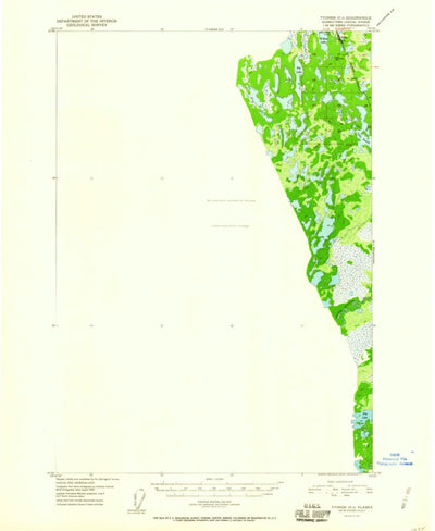 United States Geological Survey Tyonek C-1, AK (1952, 63360-Scale) digital map
