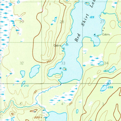United States Geological Survey Tyonek C-1, AK (1958, 63360-Scale) digital map