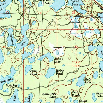 United States Geological Survey Tyonek C-1, AK (1993, 63360-Scale) digital map