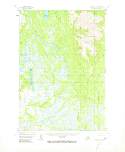 United States Geological Survey Tyonek C-4, AK (1954, 63360-Scale) digital map