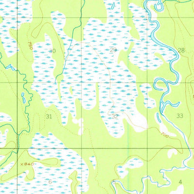 United States Geological Survey Tyonek C-4, AK (1954, 63360-Scale) digital map