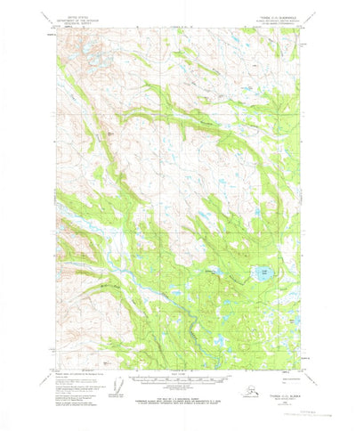 United States Geological Survey Tyonek C-5, AK (1954, 63360-Scale) digital map