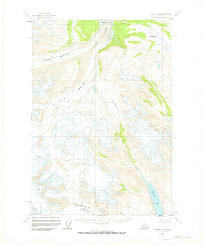 United States Geological Survey Tyonek C-6, AK (1958, 63360-Scale) digital map