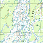 United States Geological Survey Tyonek D-1, AK (1993, 63360-Scale) digital map