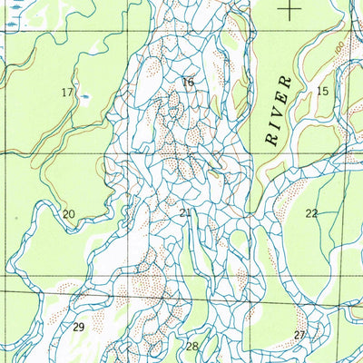United States Geological Survey Tyonek D-1, AK (1993, 63360-Scale) digital map