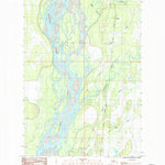United States Geological Survey Tyonek D-1 NE, AK (1987, 25000-Scale) digital map