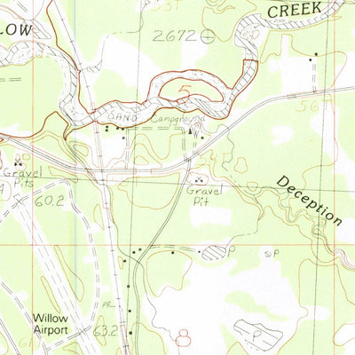 United States Geological Survey Tyonek D-1 SE, AK (1983, 25000-Scale) digital map
