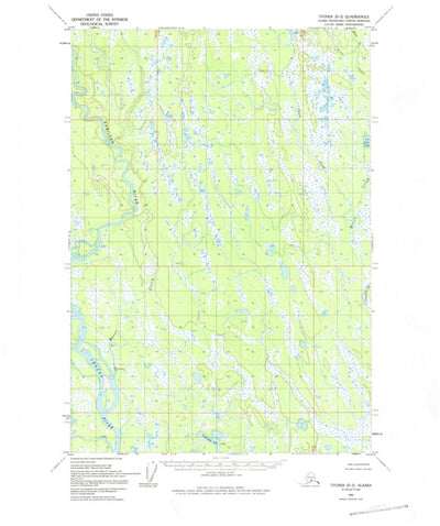 United States Geological Survey Tyonek D-2, AK (1954, 63360-Scale) digital map
