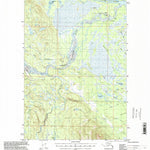 United States Geological Survey Tyonek D-4, AK (1993, 63360-Scale) digital map